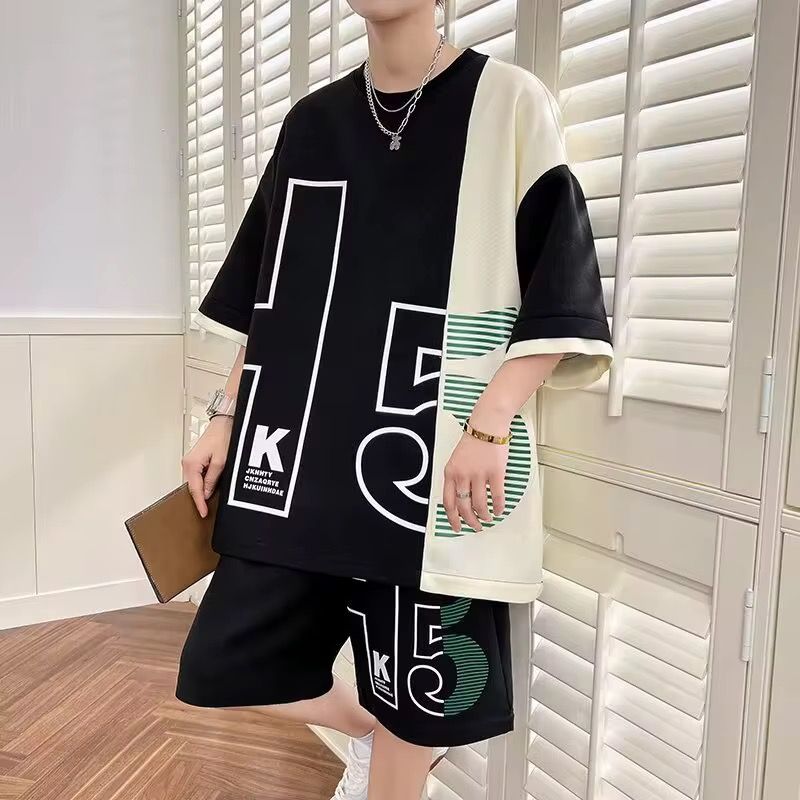 T shirt Lose causal short _7