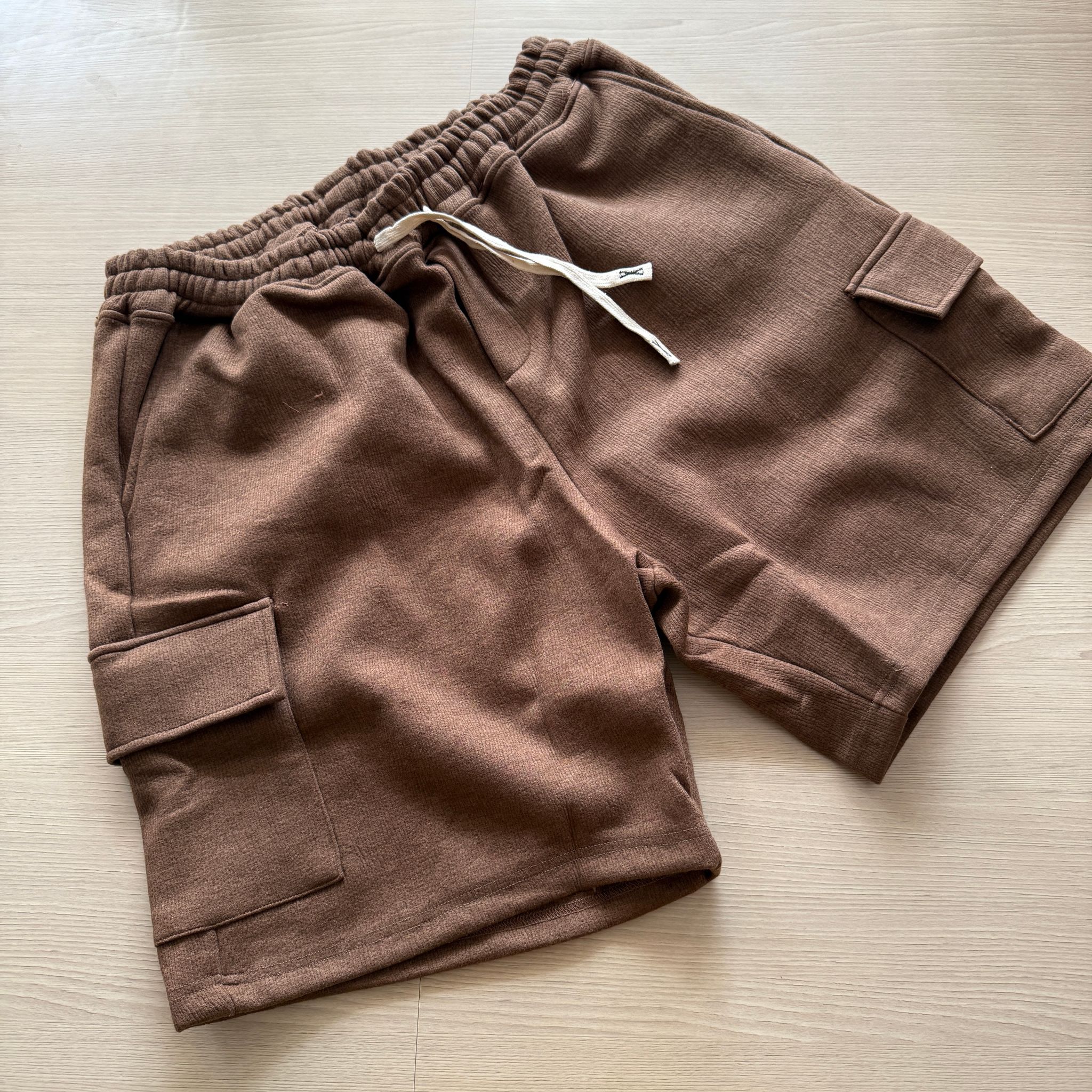 CARGO SHORTS-brown_0