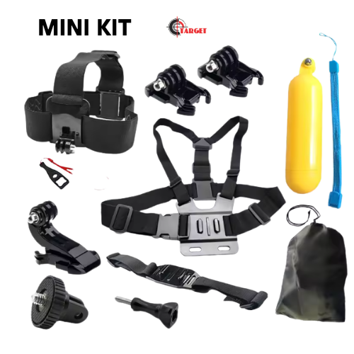 GOPRO Accessories Kit / Gopro mounts / stabilizes /head mounts / Chest mounts_1