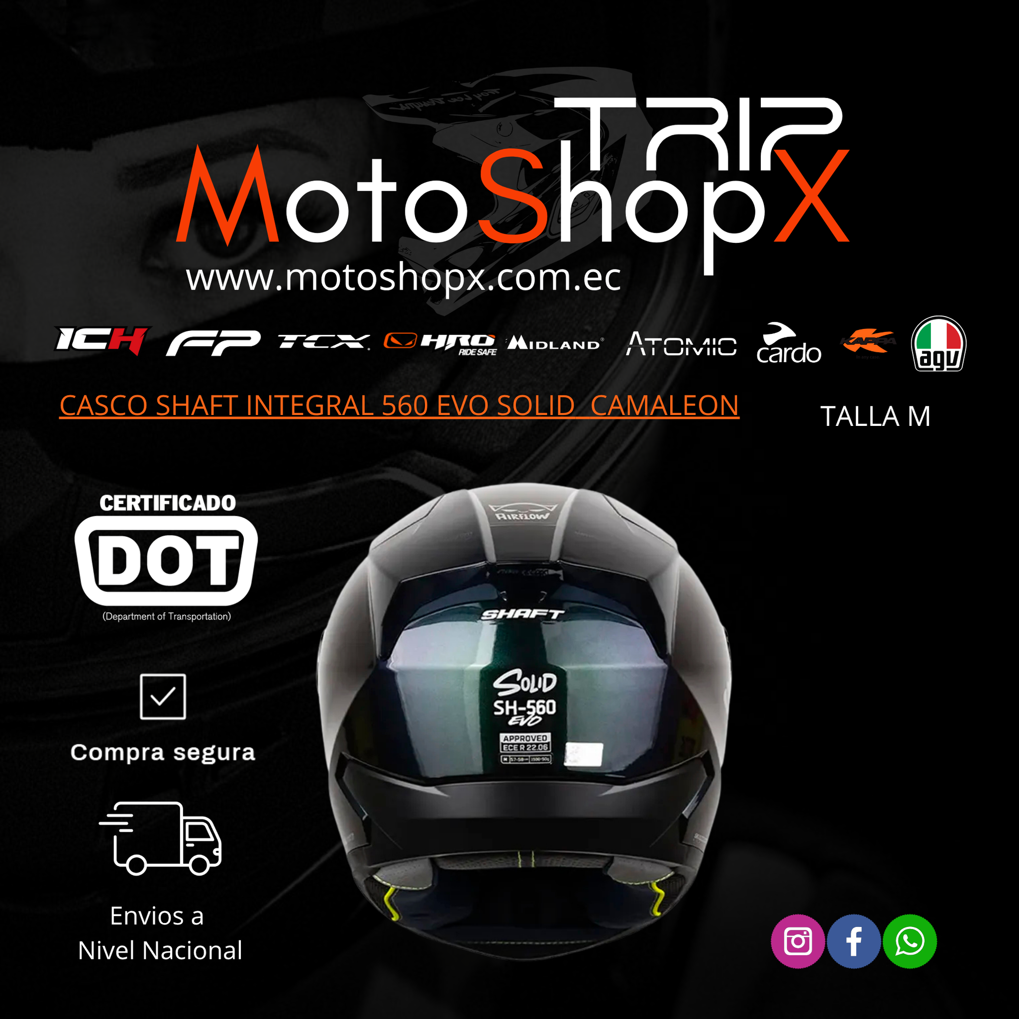 CASCO SHAFT INTEGRAL 560 EVO SOLID  CAMALEON_3