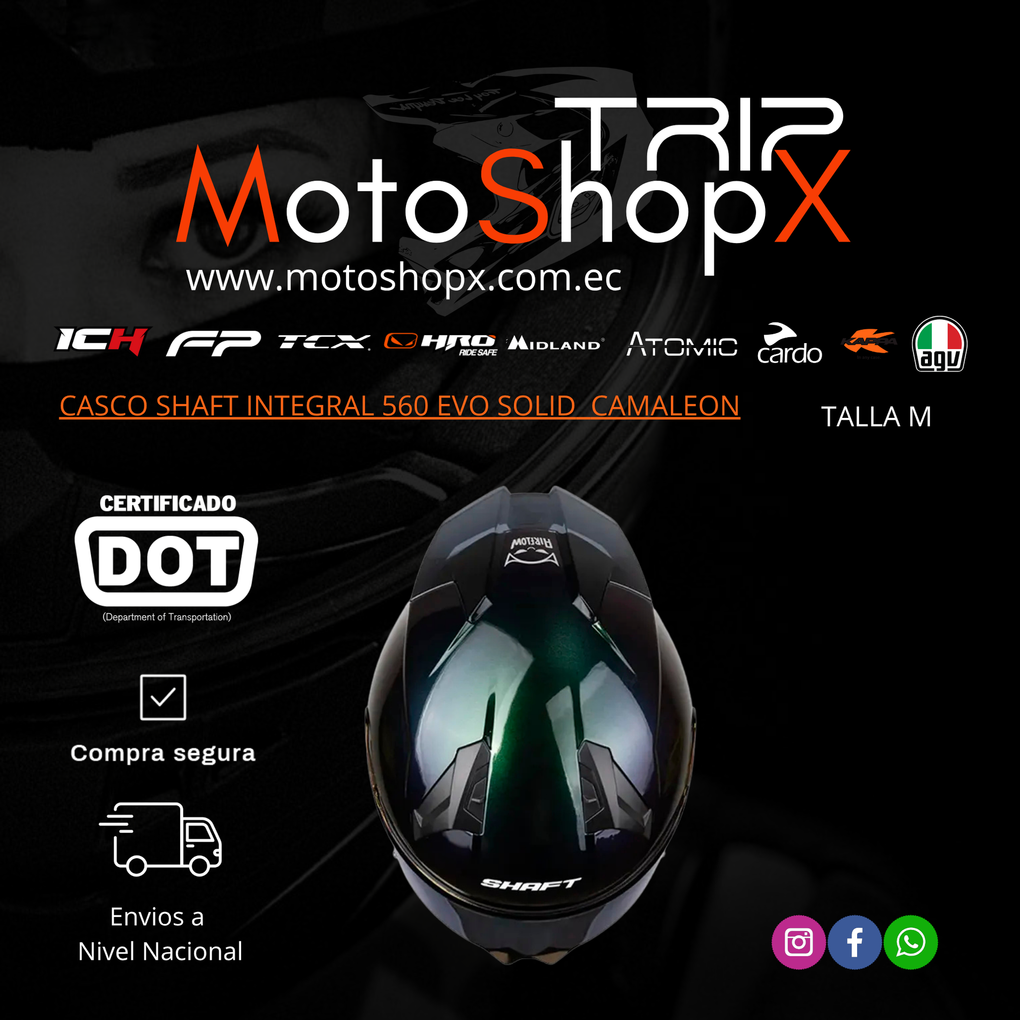 CASCO SHAFT INTEGRAL 560 EVO SOLID  CAMALEON_2