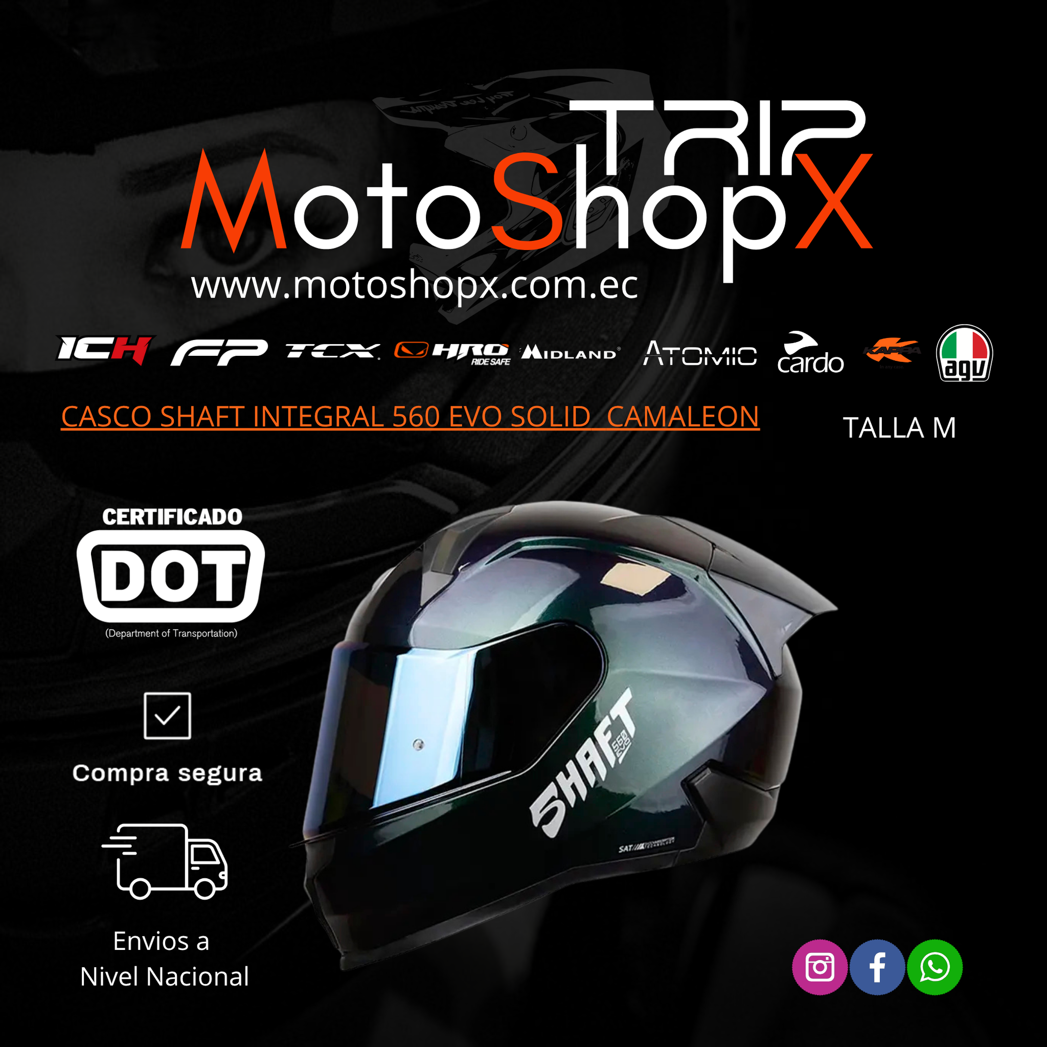 CASCO SHAFT INTEGRAL 560 EVO SOLID  CAMALEON_1