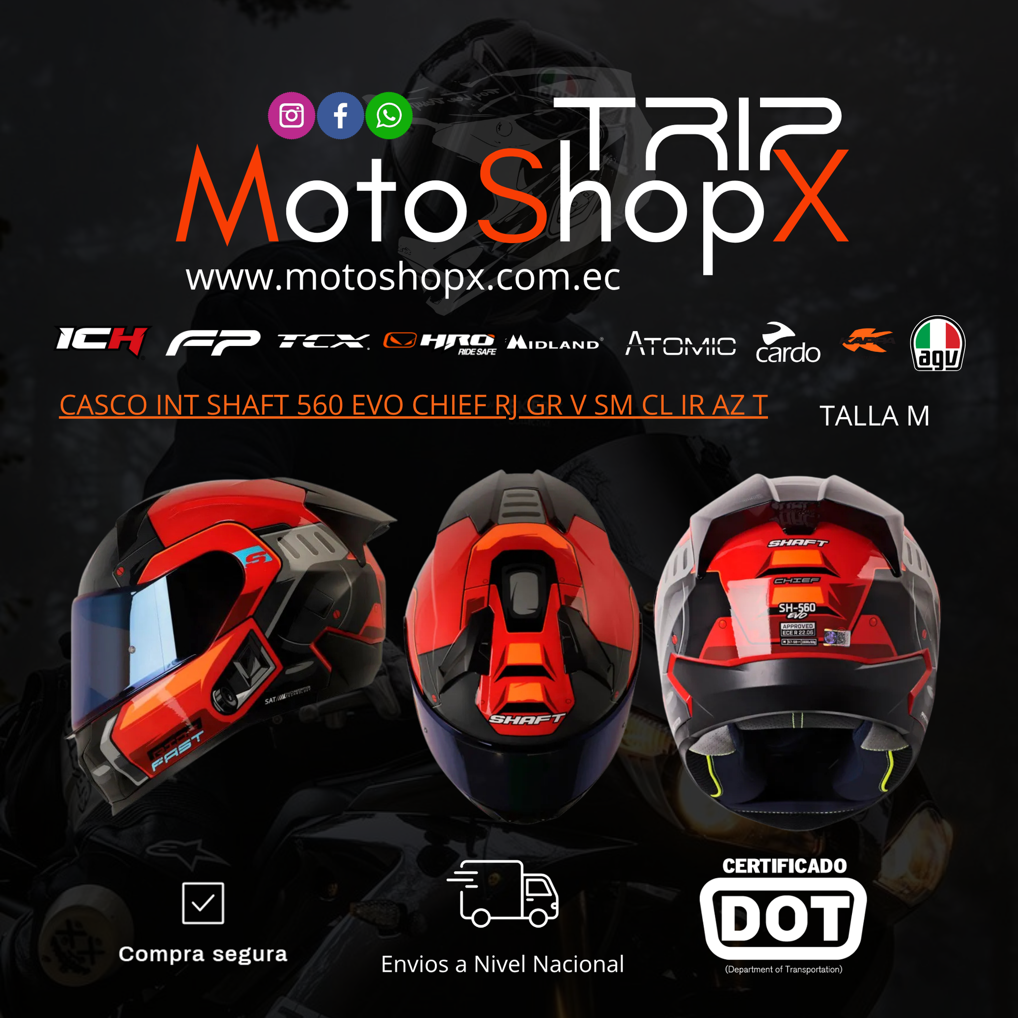 CASCO INT SHAFT 560 EVO CHIEF RJ GR V SM CL IR AZ T_0