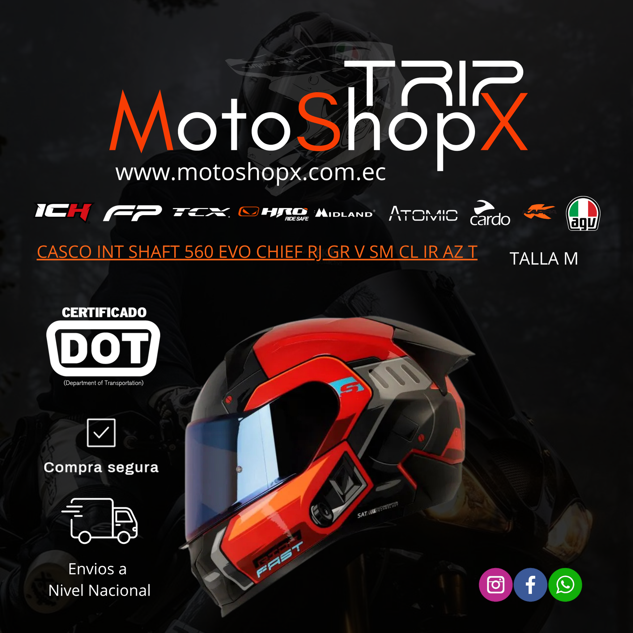 CASCO INT SHAFT 560 EVO CHIEF RJ GR V SM CL IR AZ T_1