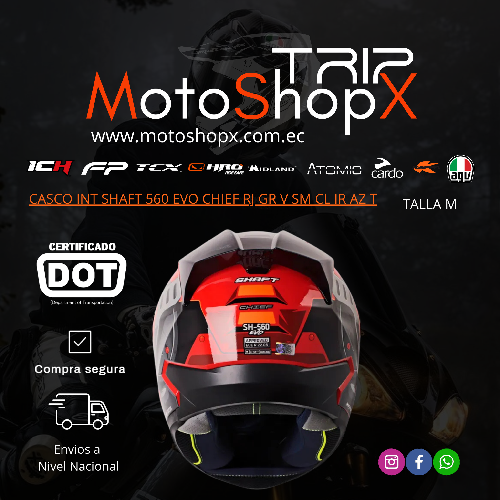 CASCO INT SHAFT 560 EVO CHIEF RJ GR V SM CL IR AZ T_3