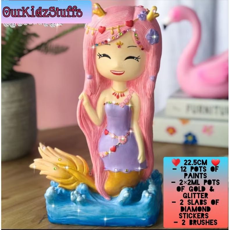 DIY Piggybank Coin Bank Painting - Girls Edition_4