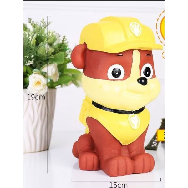 Paw Petrol Silicon Piggybank Coin Bank Painting Kit 🐾_8