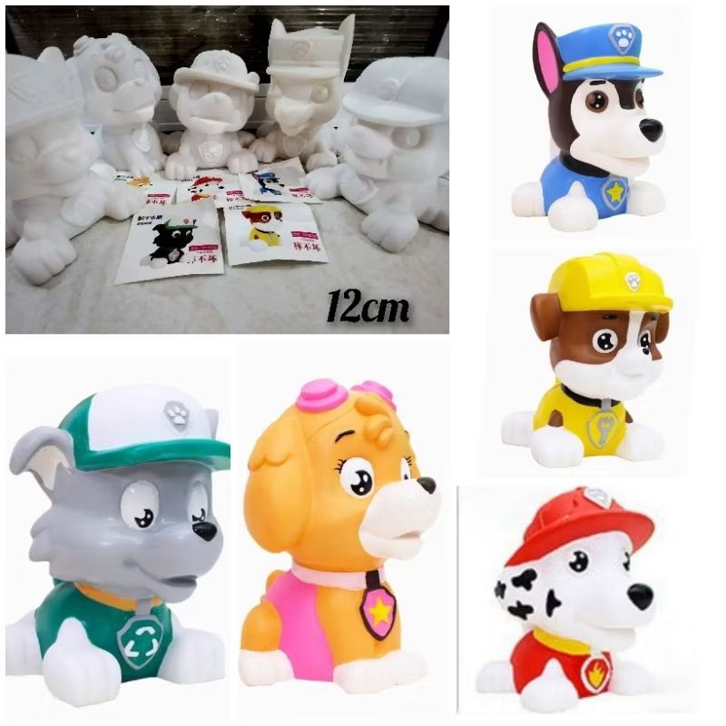 Paw Petrol Silicon Piggybank Coin Bank Painting Kit 🐾_11