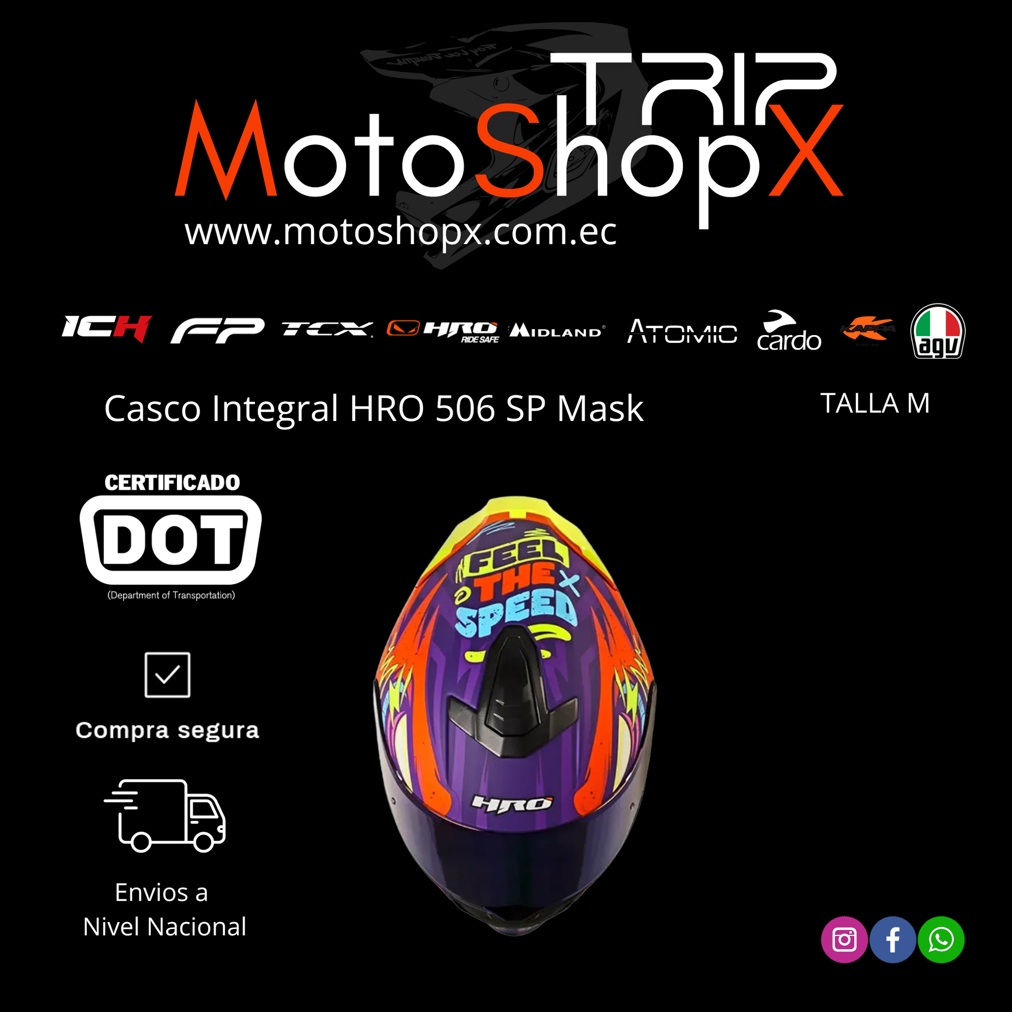 CASCO HRO HRO-506SP SOLID MATE MORADO FUCSIA_3