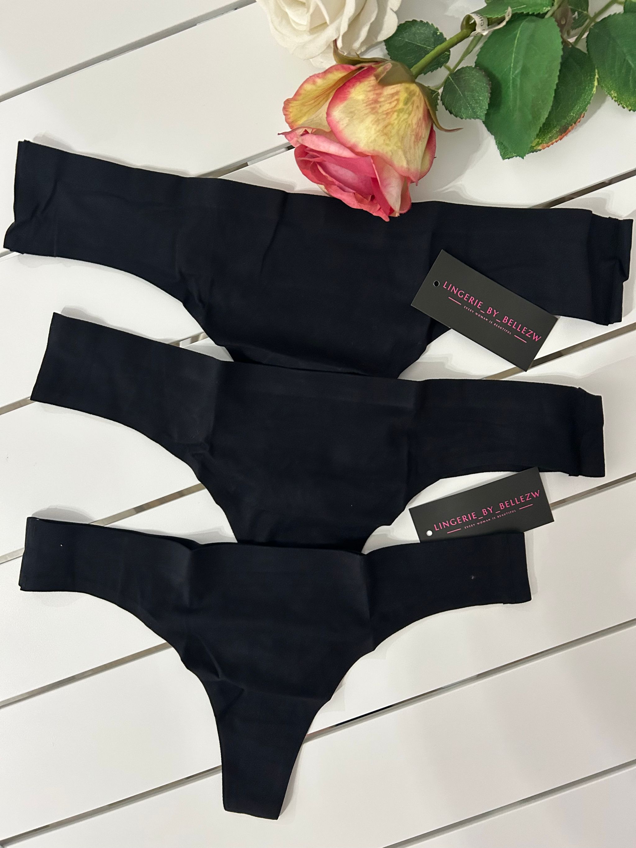 High end Seamless Panty -black_0