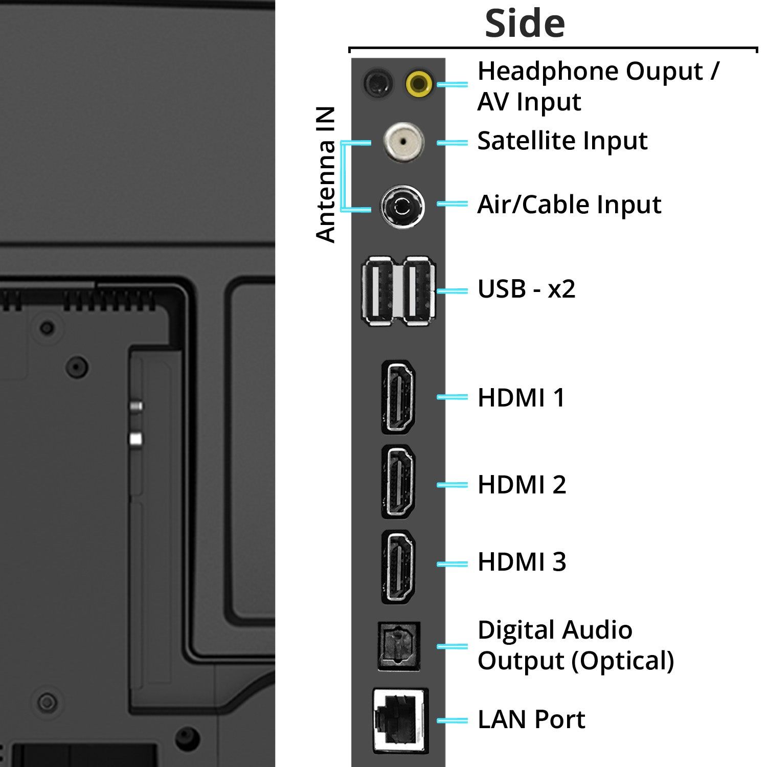 SKYWORTH UHD 4K smart WIFI Google TV 55inch _6