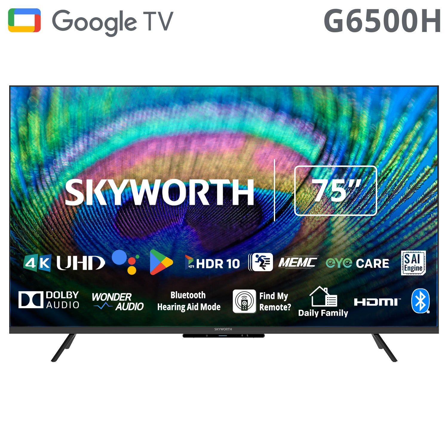 SKYWORTH UHD 4K smart wifi Google TV 75inch_0