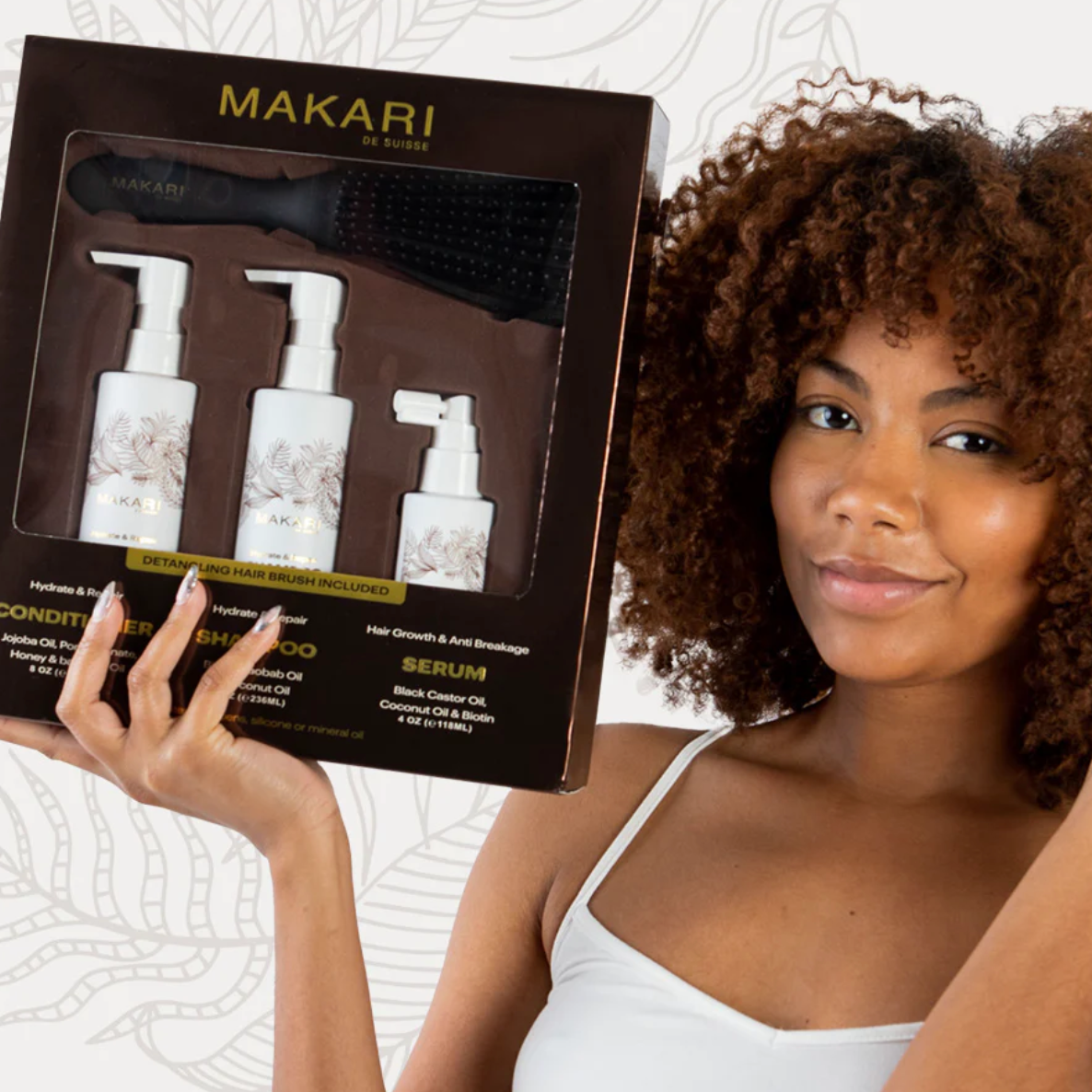1501 Hair Set Including Shampoo + Conditioner + Serum + Hair Brush_3