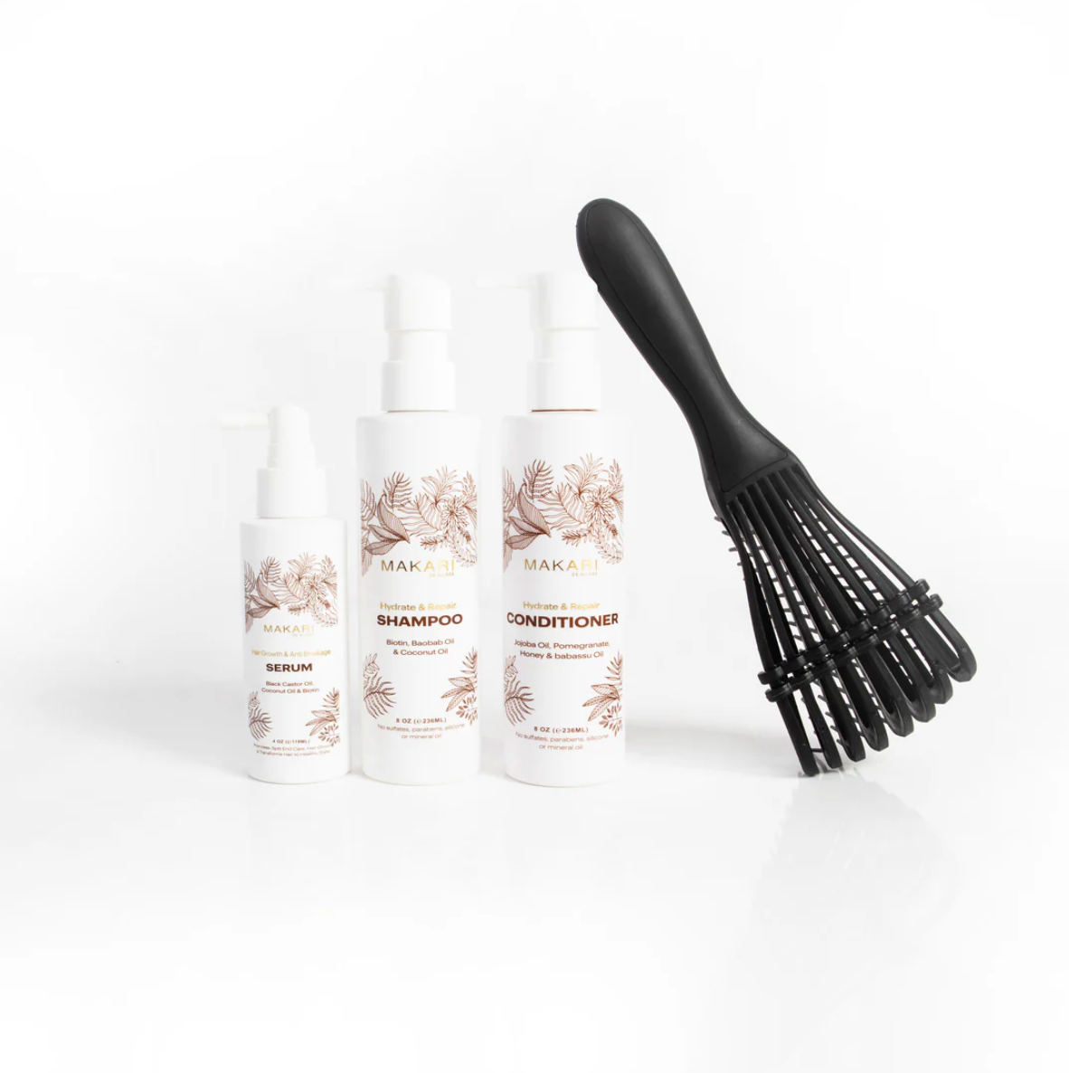 1501 Hair Set Including Shampoo + Conditioner + Serum + Hair Brush_2