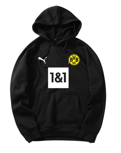 Borussia Dortmund Black Hoodie    _0