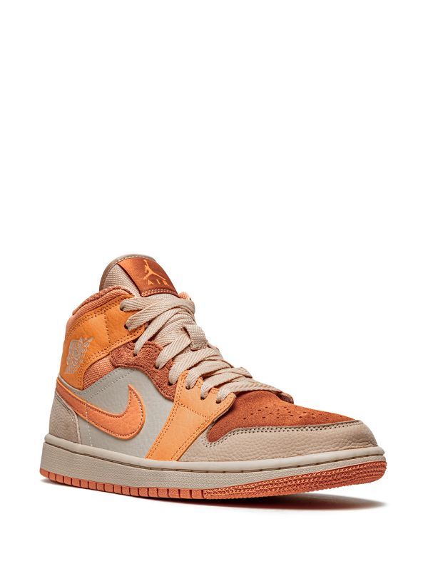 Air Jordan 1 Mid Apricot Orange _1