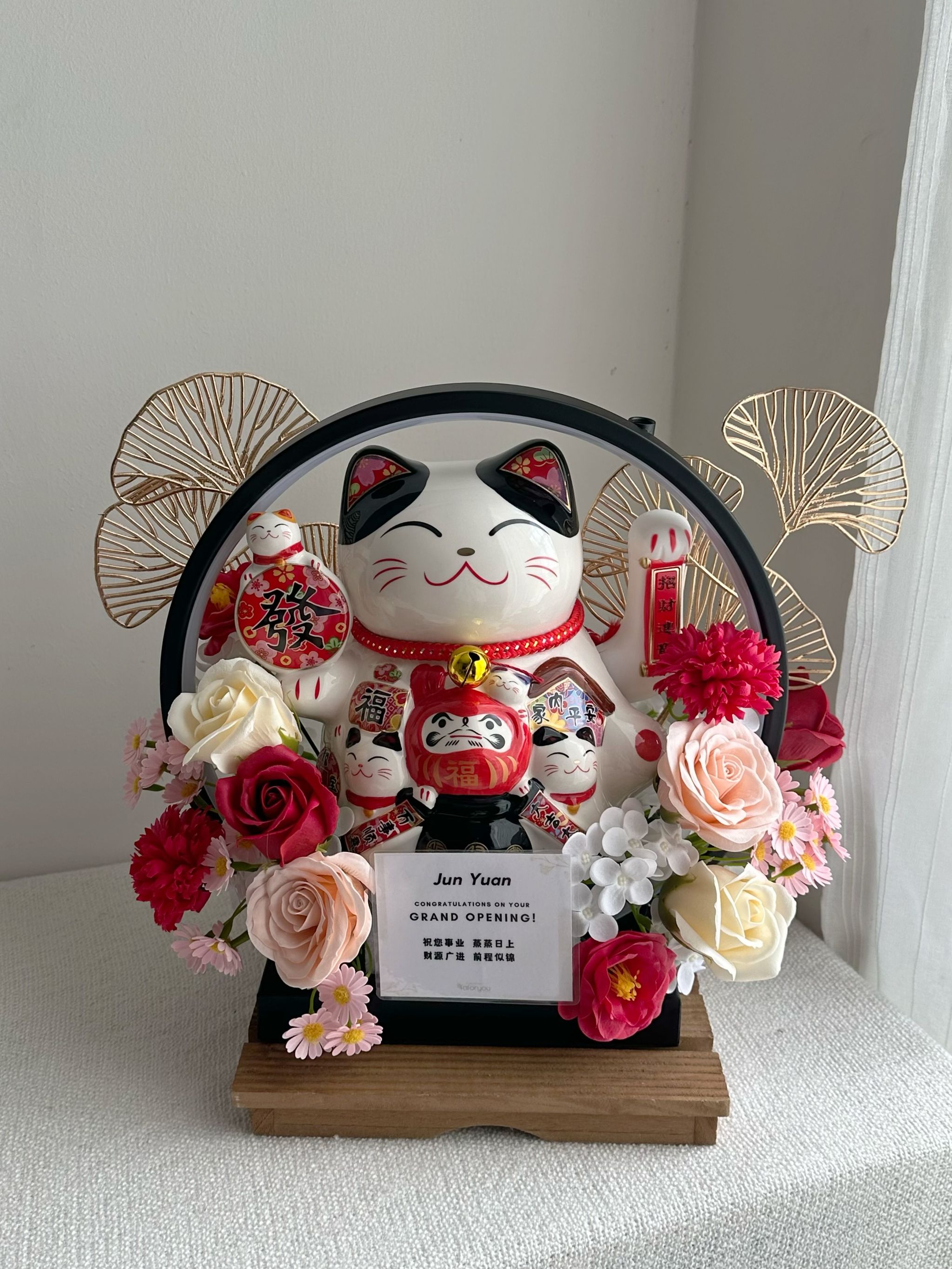 Led Light Lucky Cat Grand Opening Gift _2