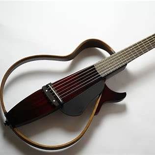 GUITARE SILENT YAMAHA SLG200S Crimson Red Burst_1