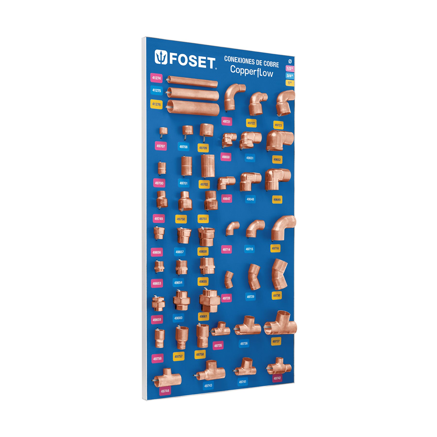 Exhibidor con conexiones de cobre, Foset_0