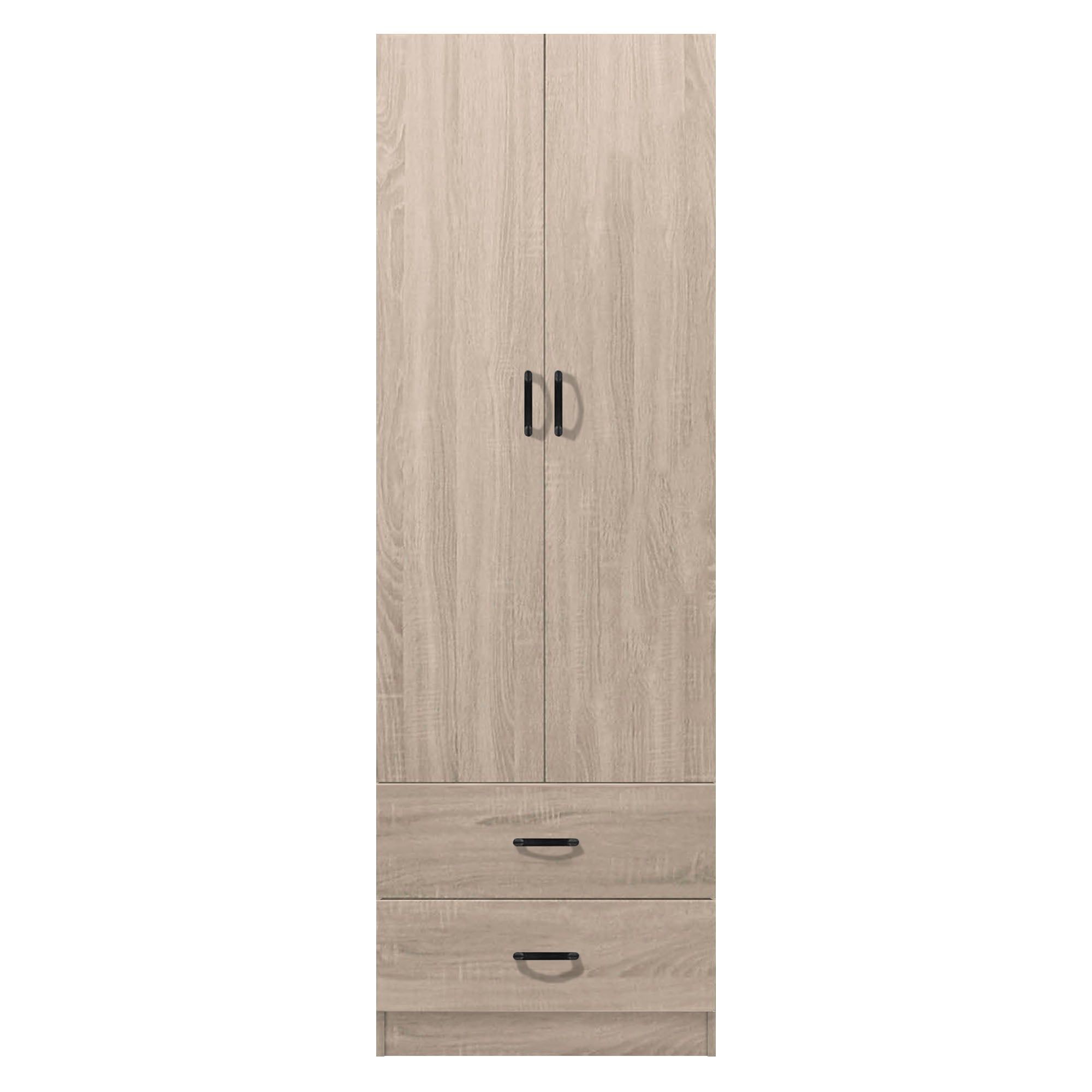 FG 2 DOOR WARDROBE + 2 DRAWER_2