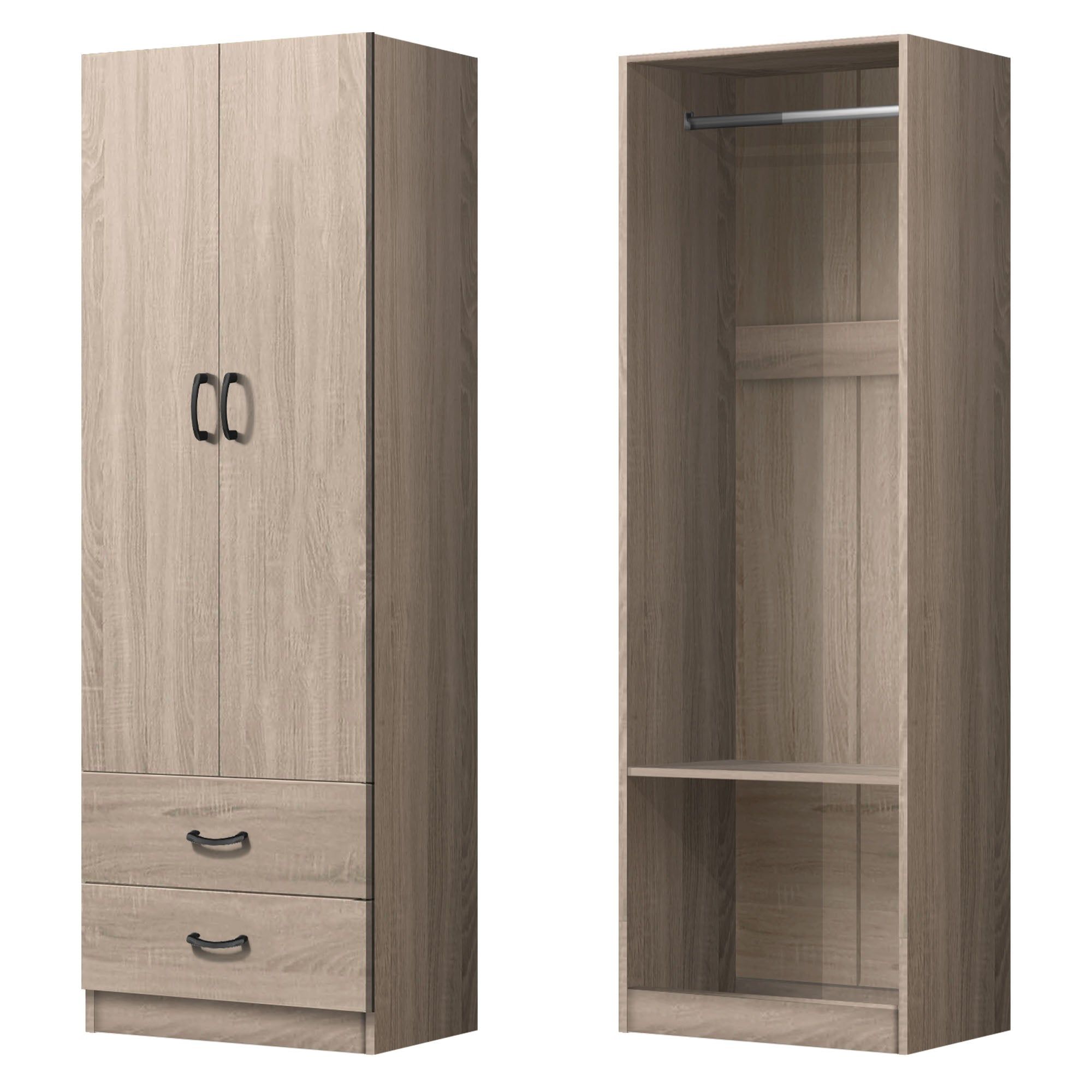 FG 2 DOOR WARDROBE + 2 DRAWER_3