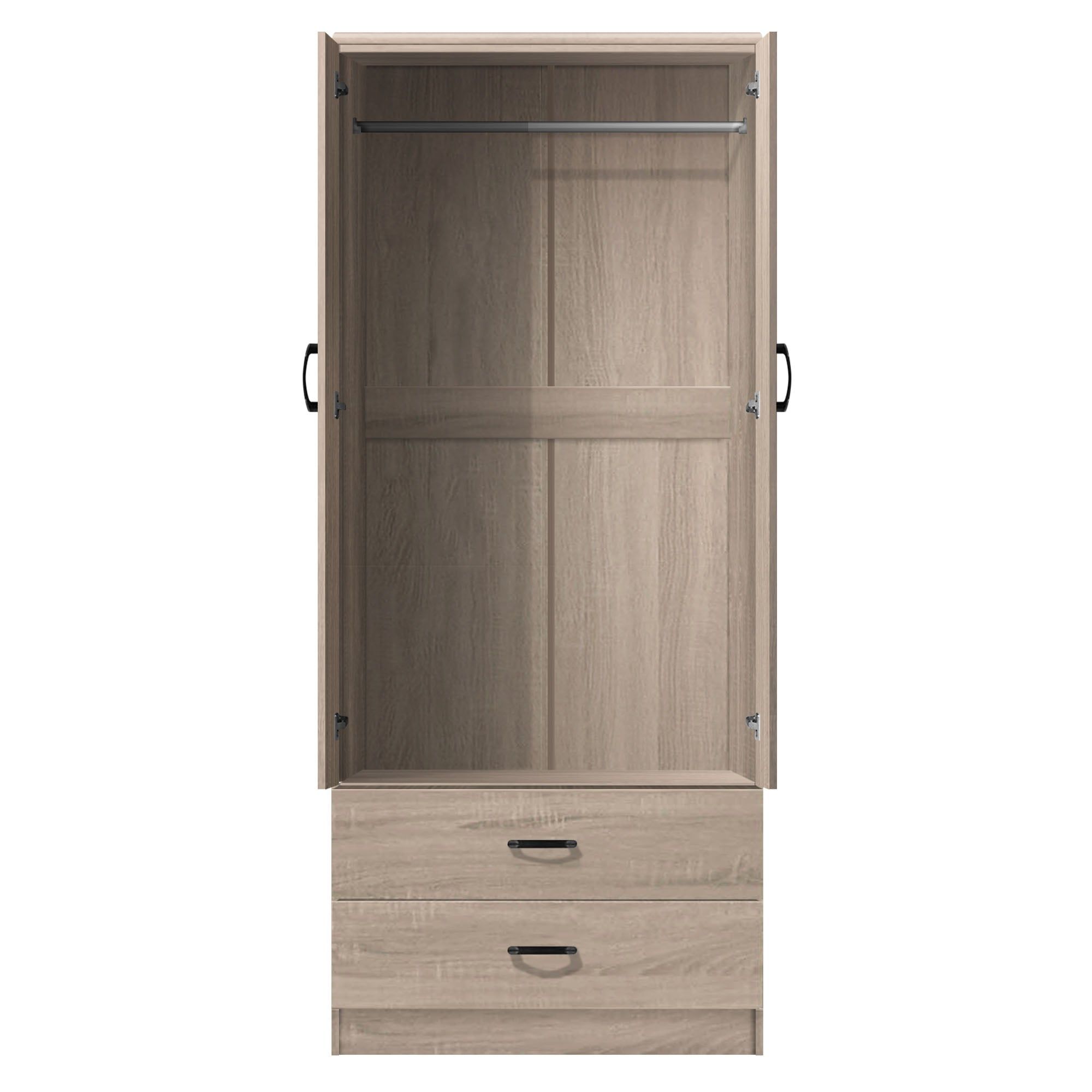FG 2 DOOR WARDROBE + 2 DRAWER_3