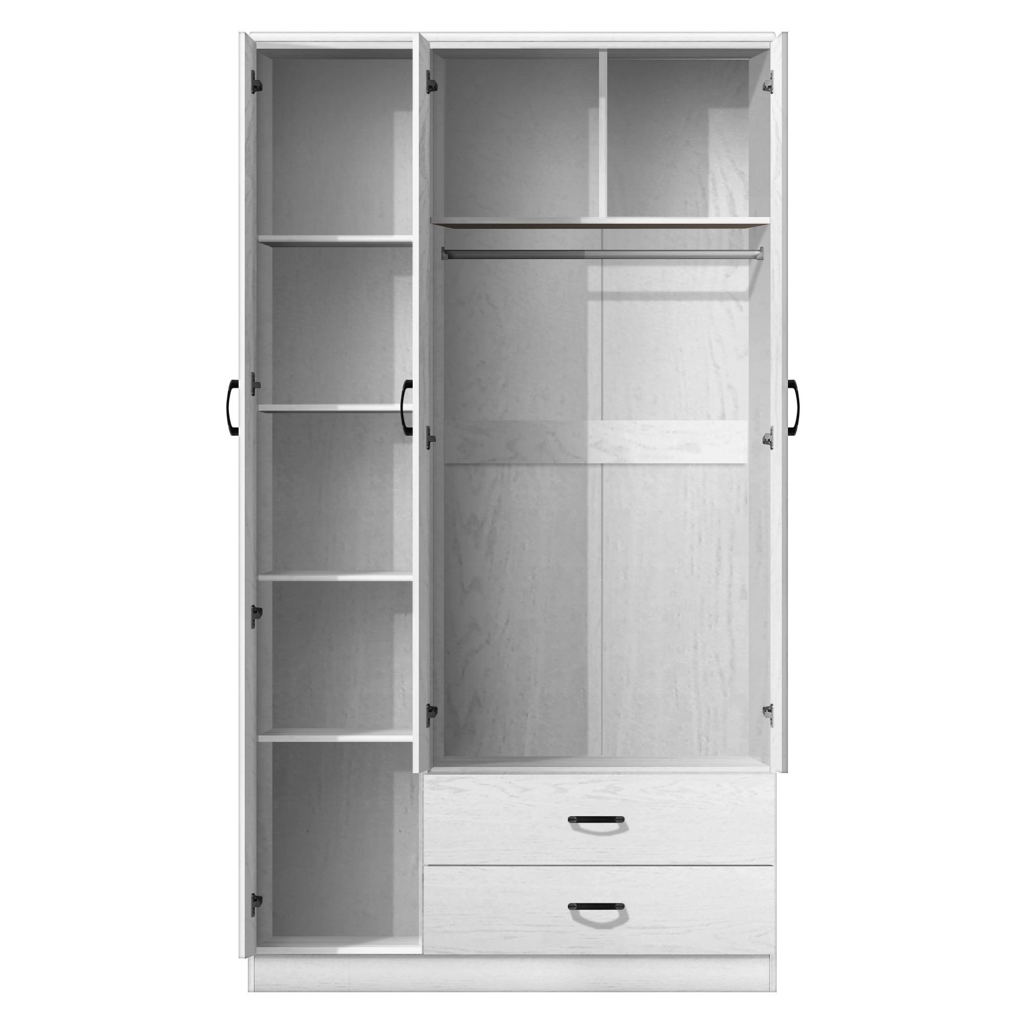 FG 3 DOOR WARDROBE + 2 DRAWER_4