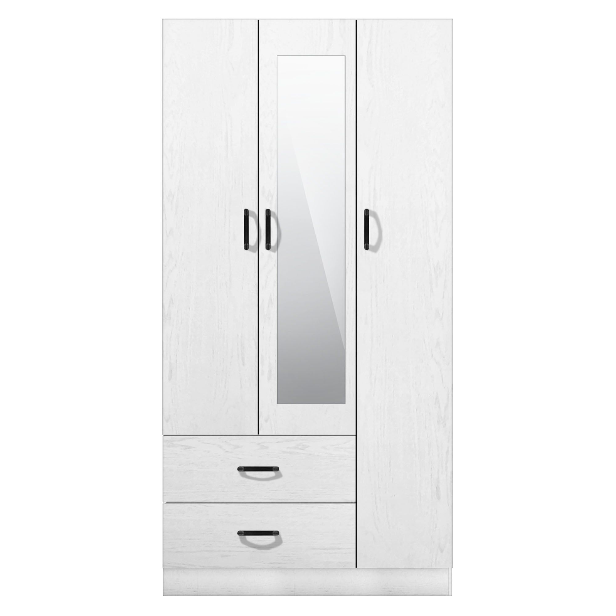 FG 3 DOORS WARDROBE + 2 DRAWERS + MIRROR_2