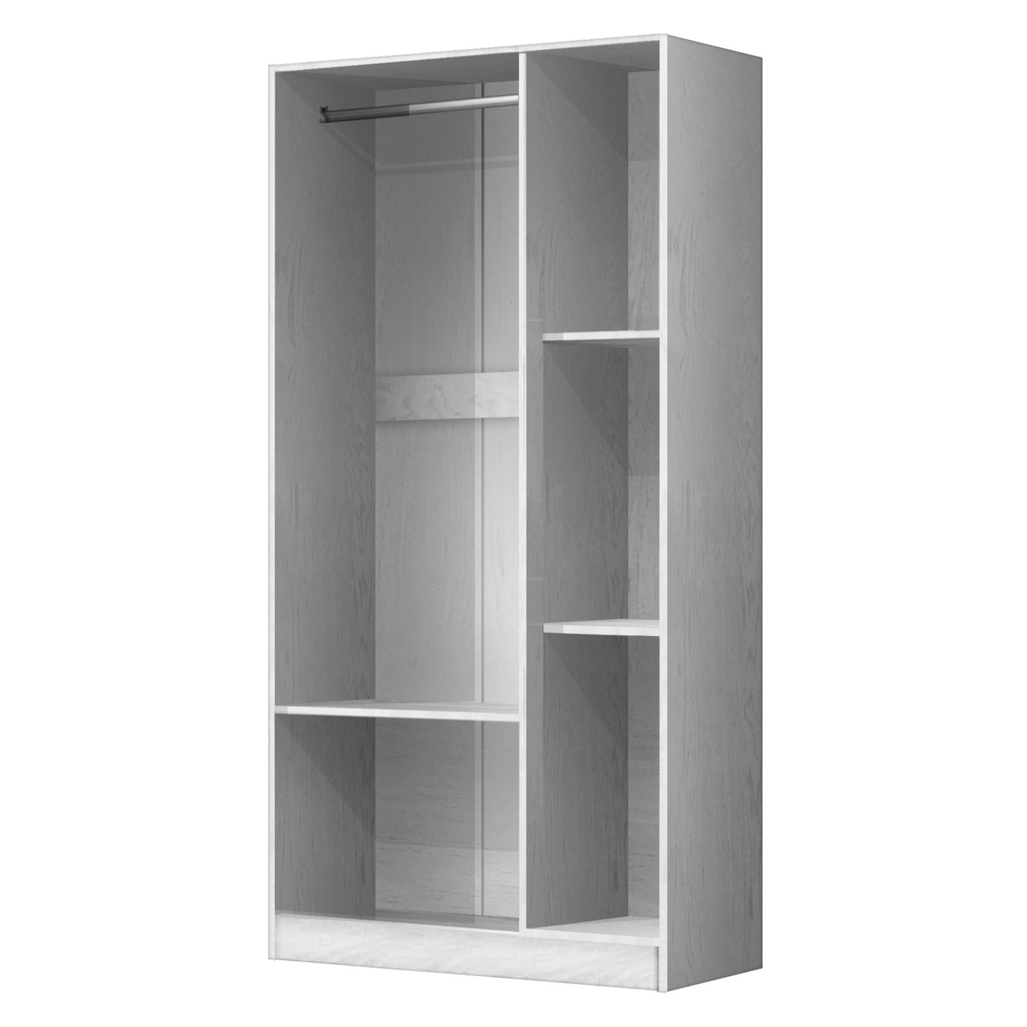FG 3 DOORS WARDROBE + 2 DRAWERS + MIRROR_5