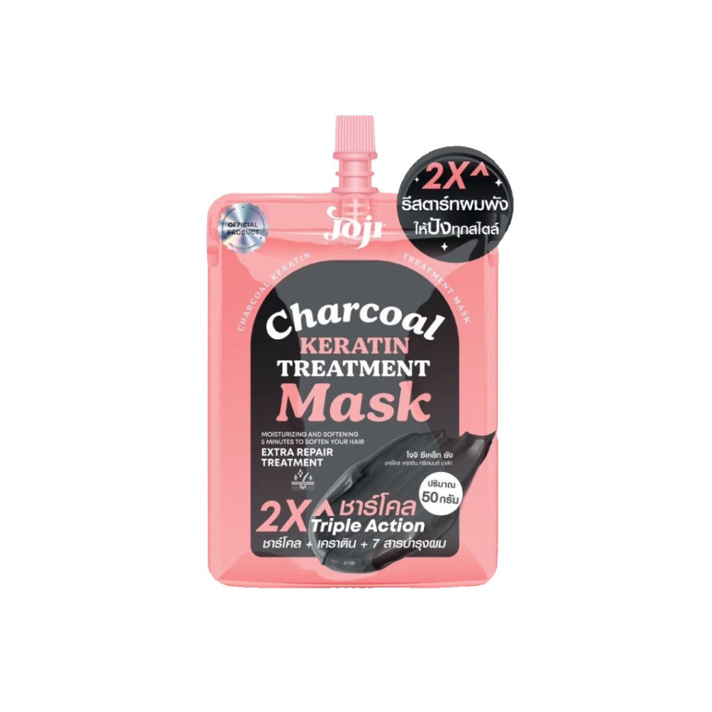 Joji Charcoal Keratin Treatment Mask 50g (Box of 6)_0