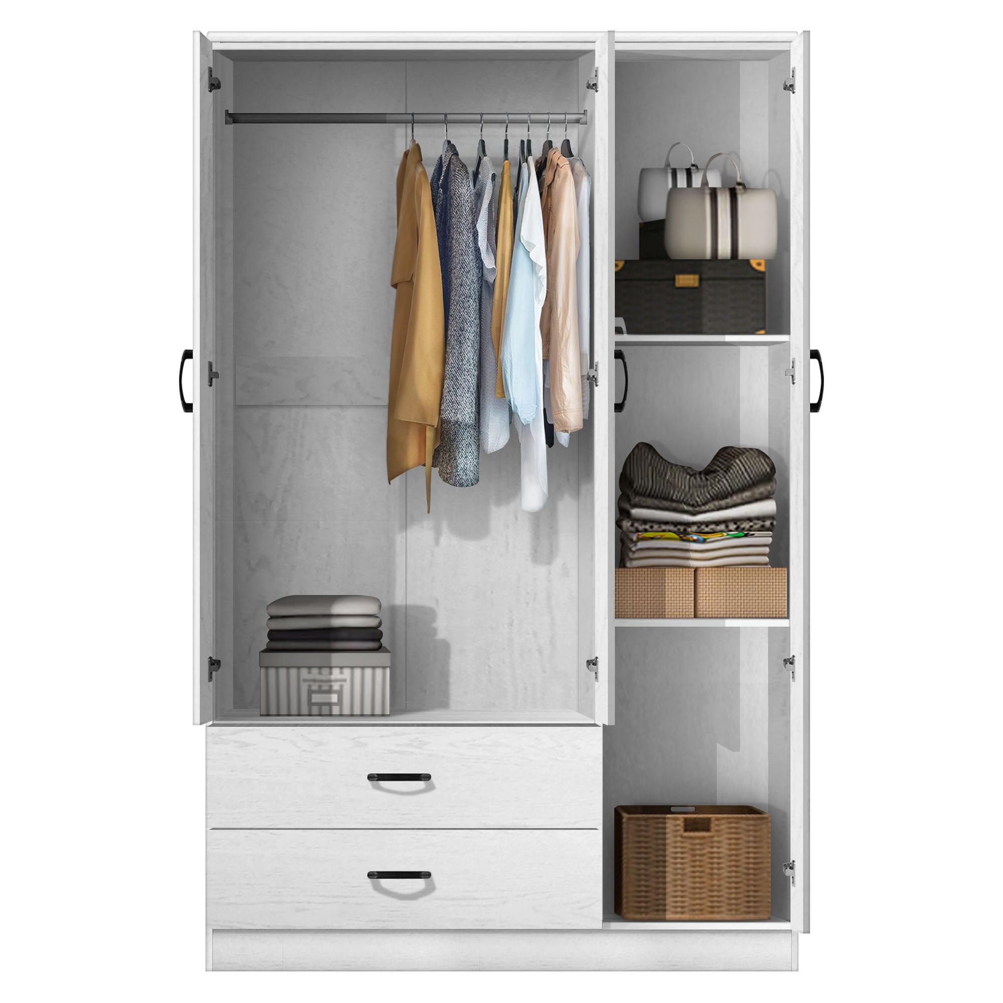 FG 3 DOOR WARDROBE + MIRROR_1