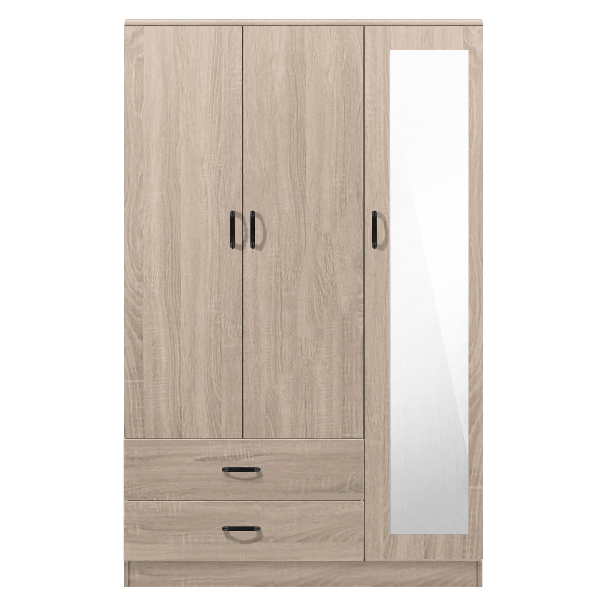FG 3 DOOR WARDROBE + MIRROR_2