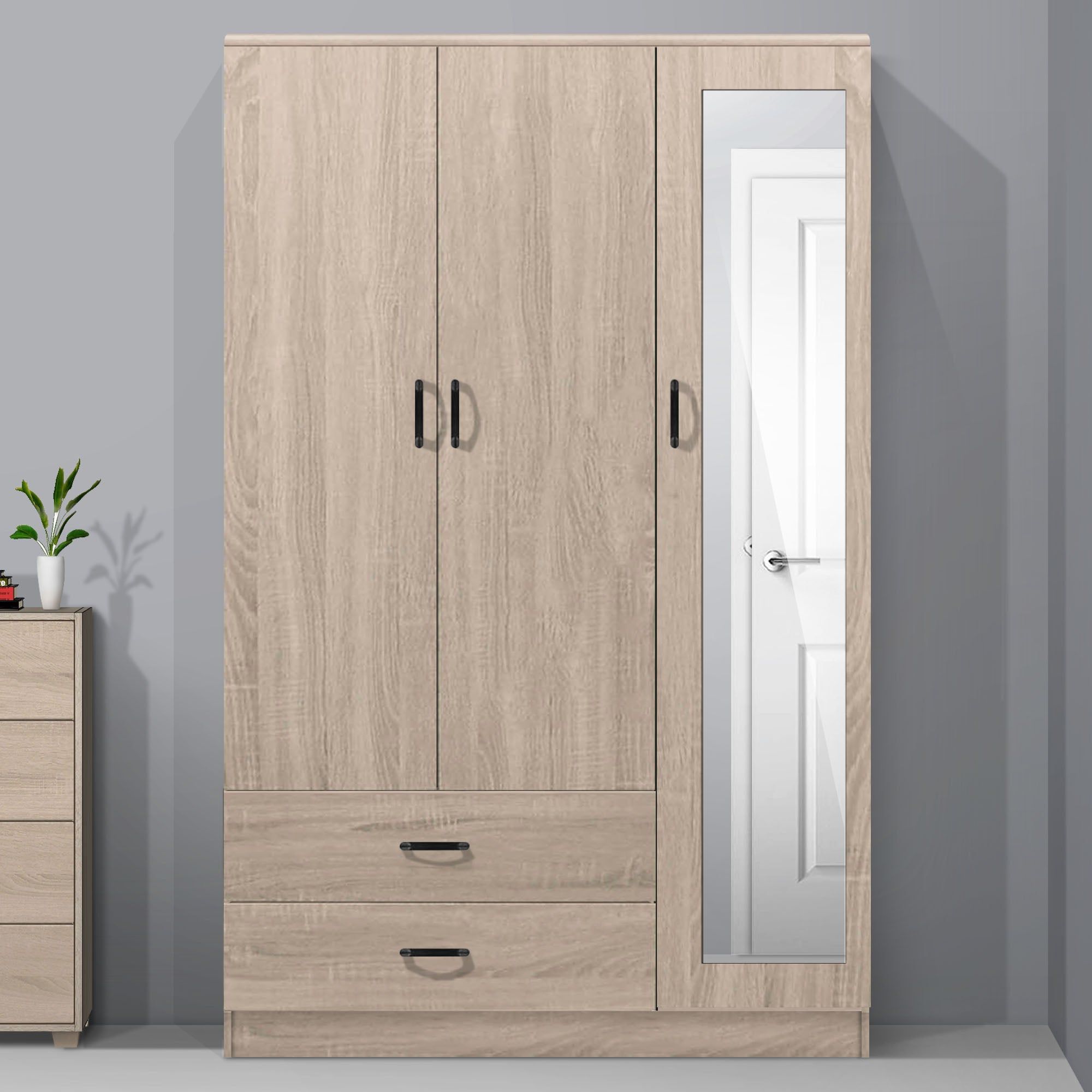 FG 3 DOOR WARDROBE + MIRROR_0