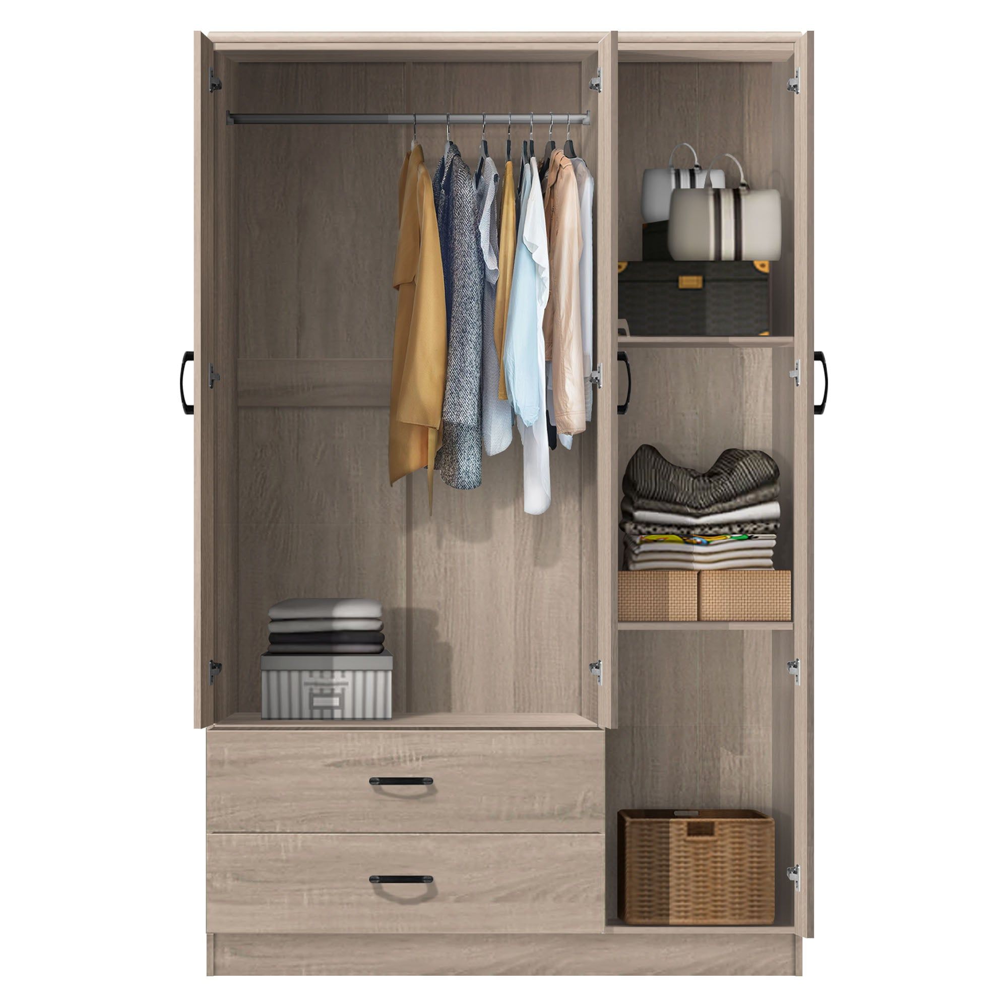 FG 3 DOOR WARDROBE + MIRROR_1