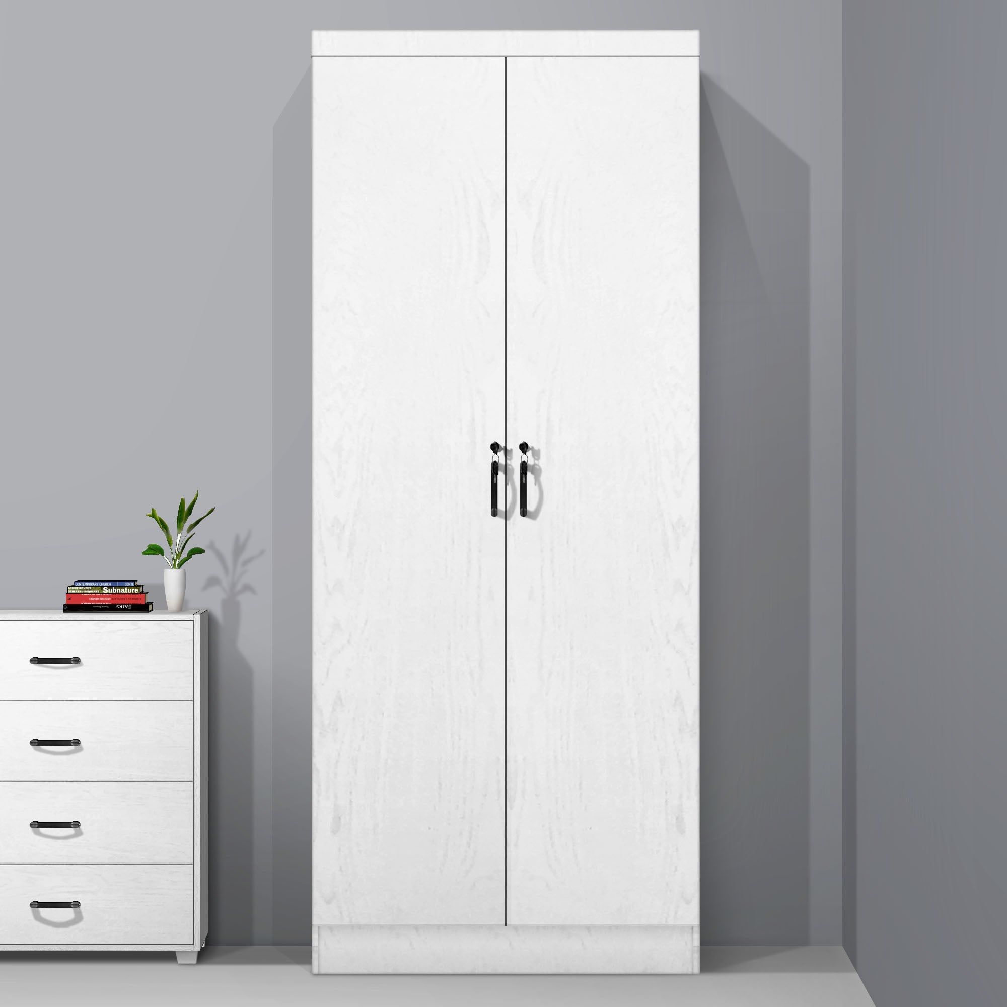FG 2 DOOR WARDROBE + 2 DRAWER_0