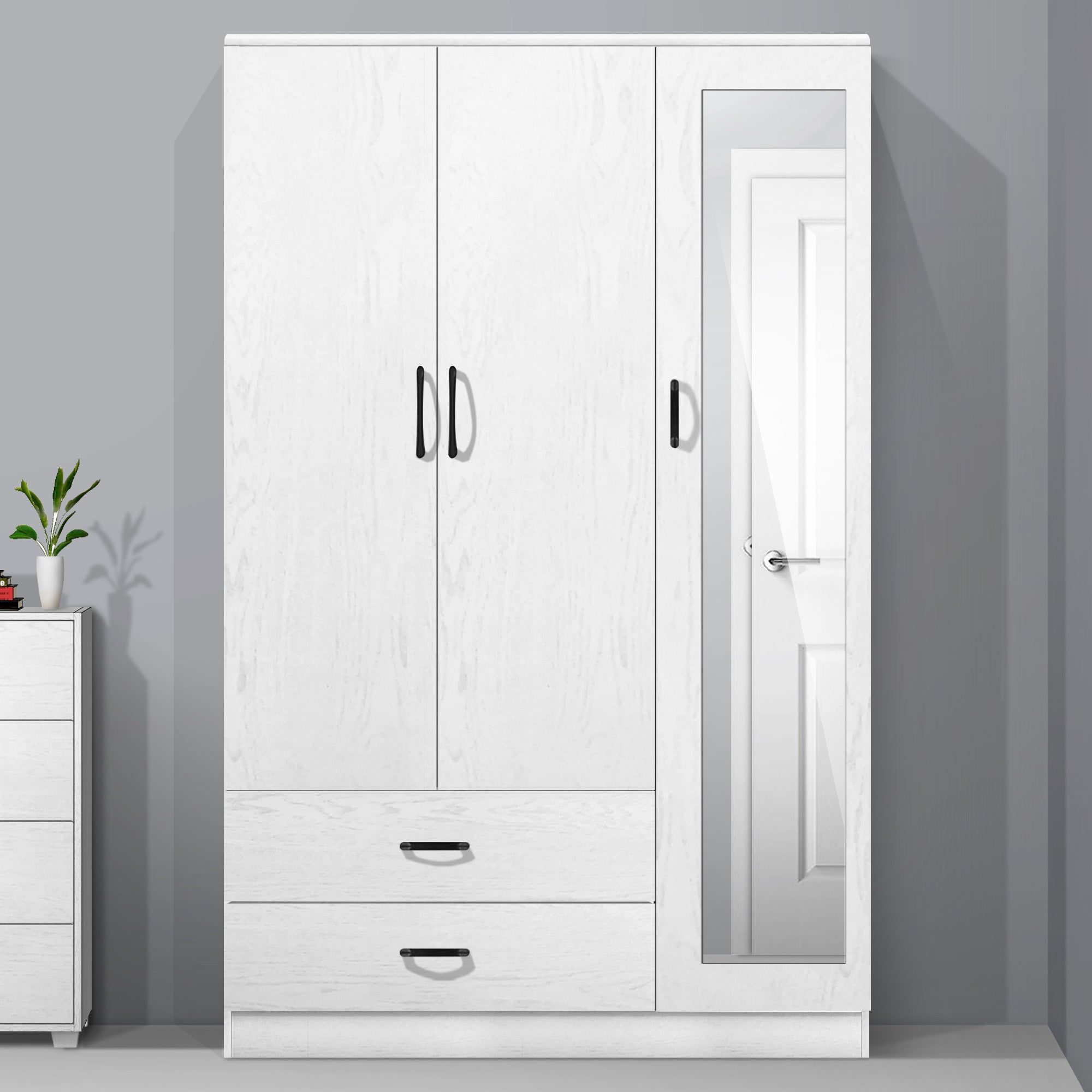 FG 3 DOOR WARDROBE + MIRROR_0