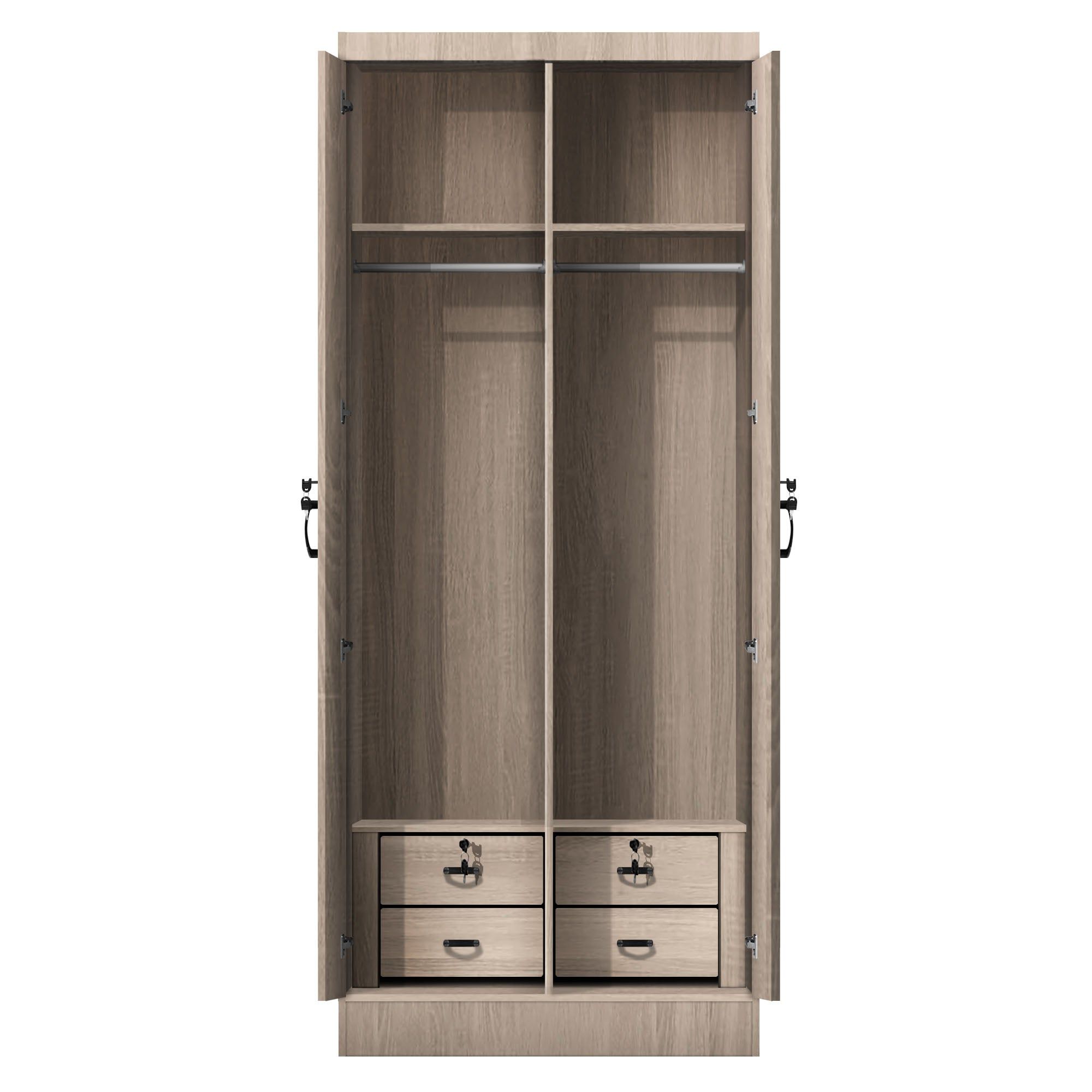 FG 2 DOOR WARDROBE + 2 DRAWEER_3