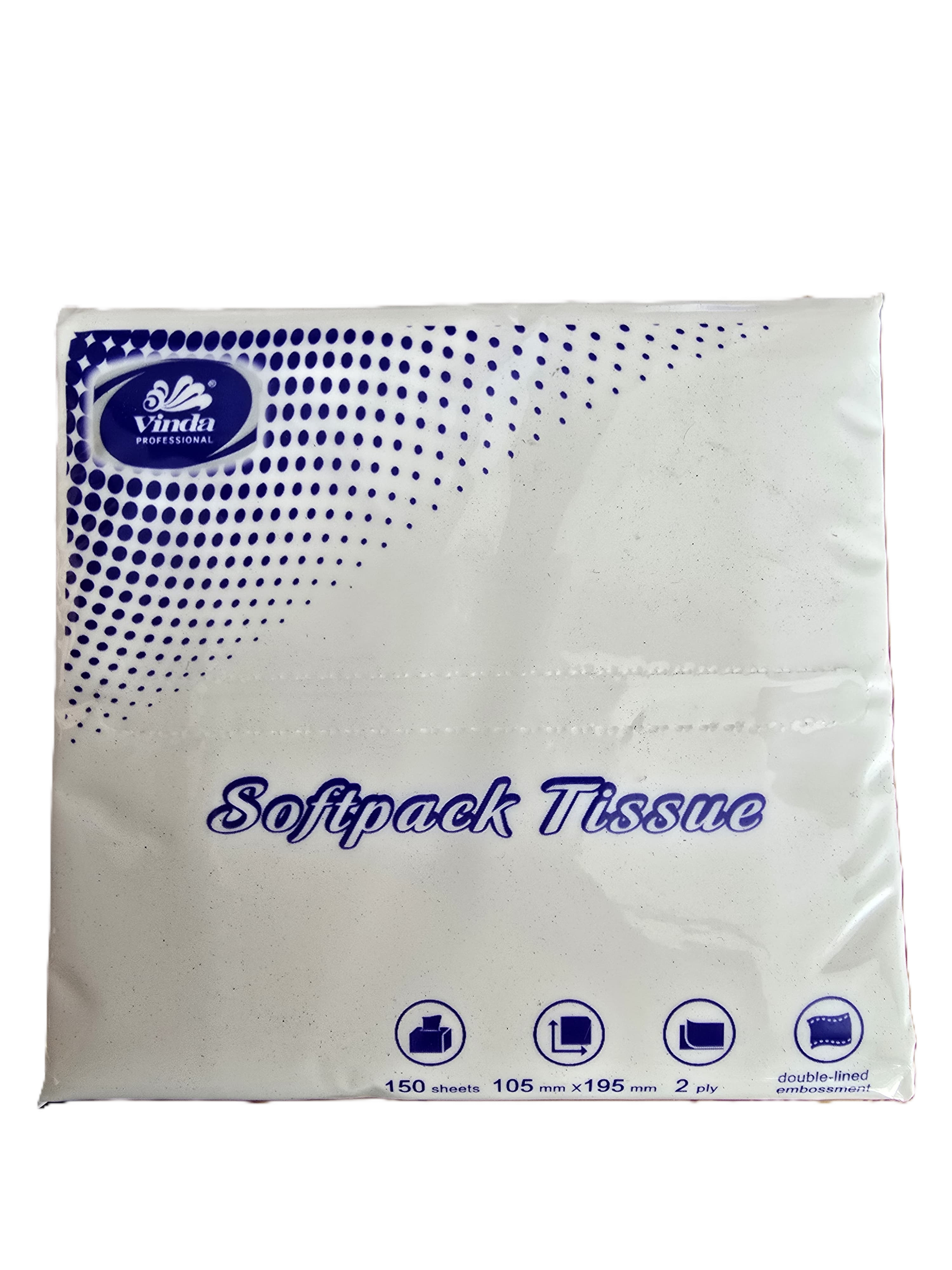 Vinda Pro 2ply Napkin Tissue 150s_0
