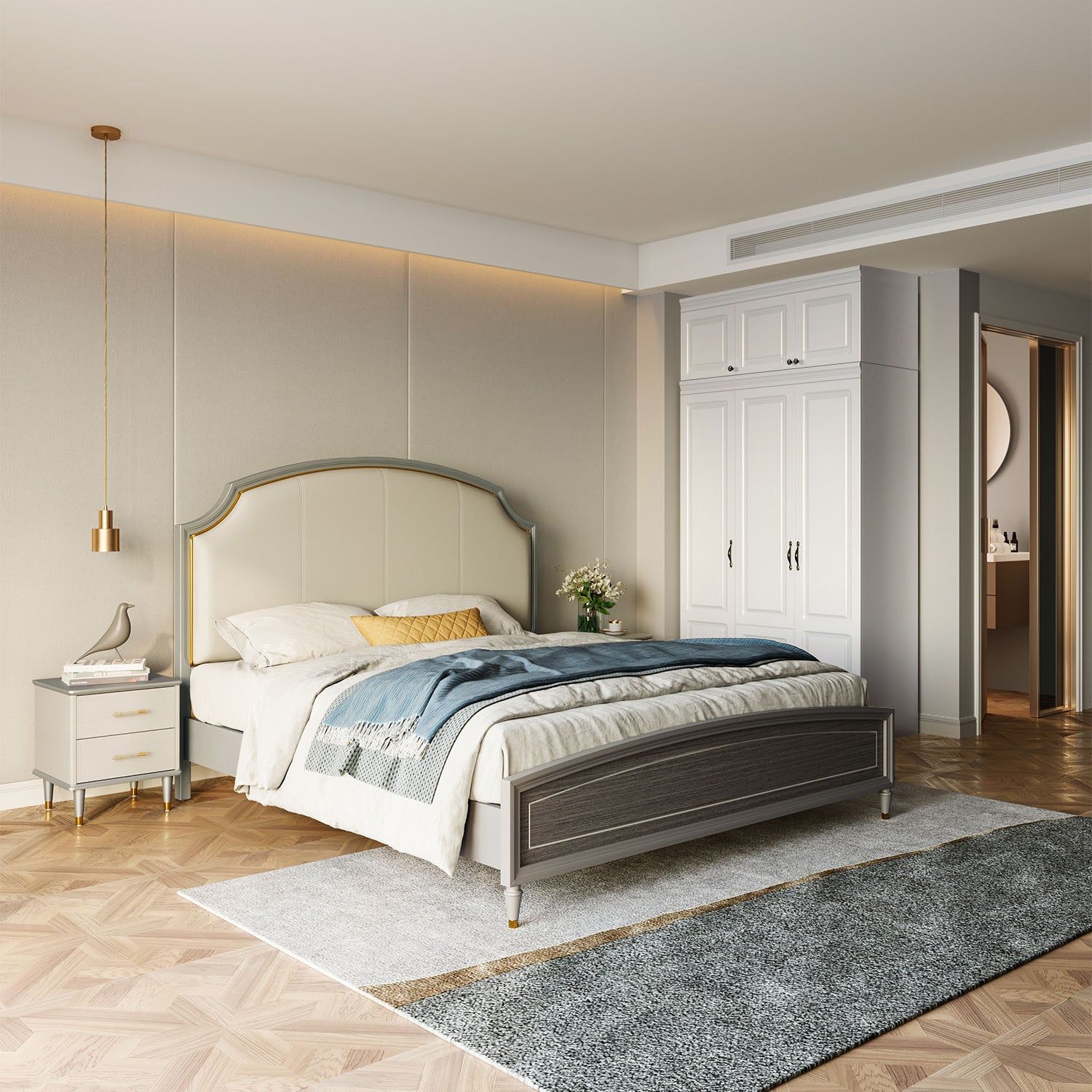 LINDSY 3D WARDROBE WITH TOP CABINET_5