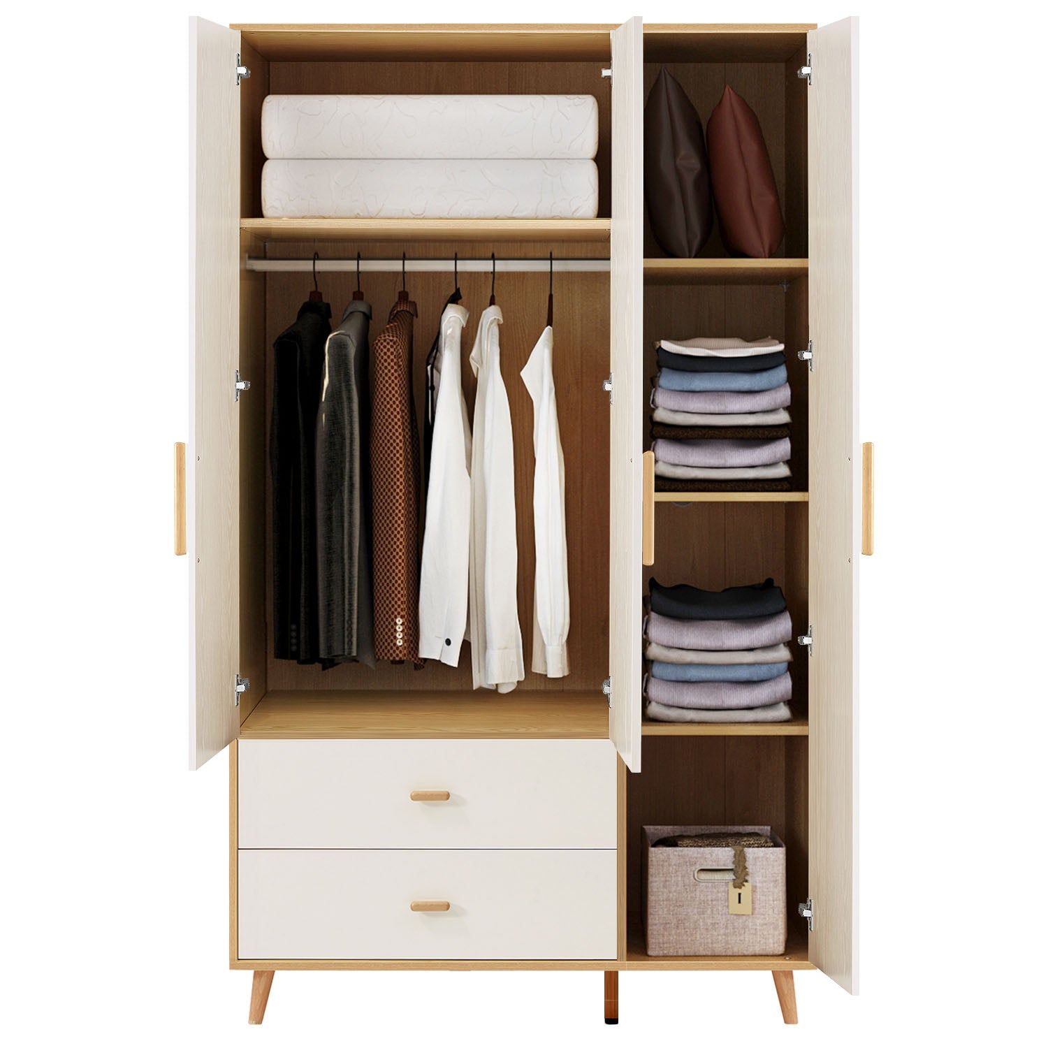 LINSY 3 DOOR + 2 DRAWER WARDROBE_1