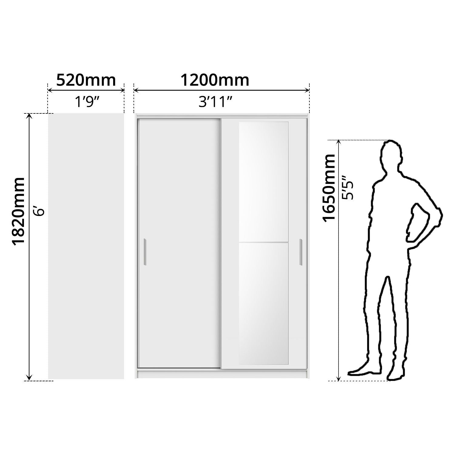 ADORE 2 DOOR SLIDING WARDROBE_8