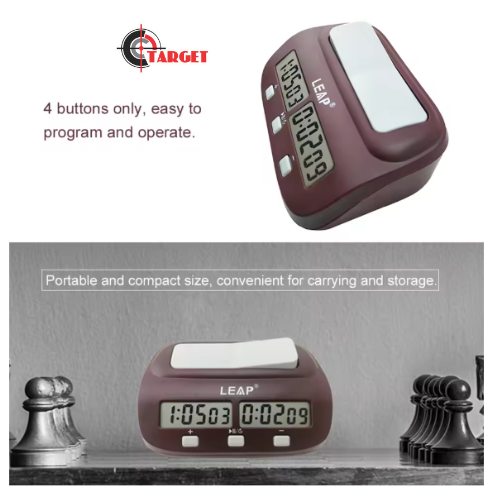 LEAP Professional Compact Chess Clock Original  Chess Timer_4