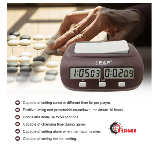 LEAP Professional Compact Chess Clock Original  Chess Timer_3