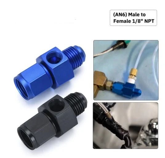 AN6 Male to Female 1/8" NPT Gauge / Sensor Side Port Adapter (10005513)_6