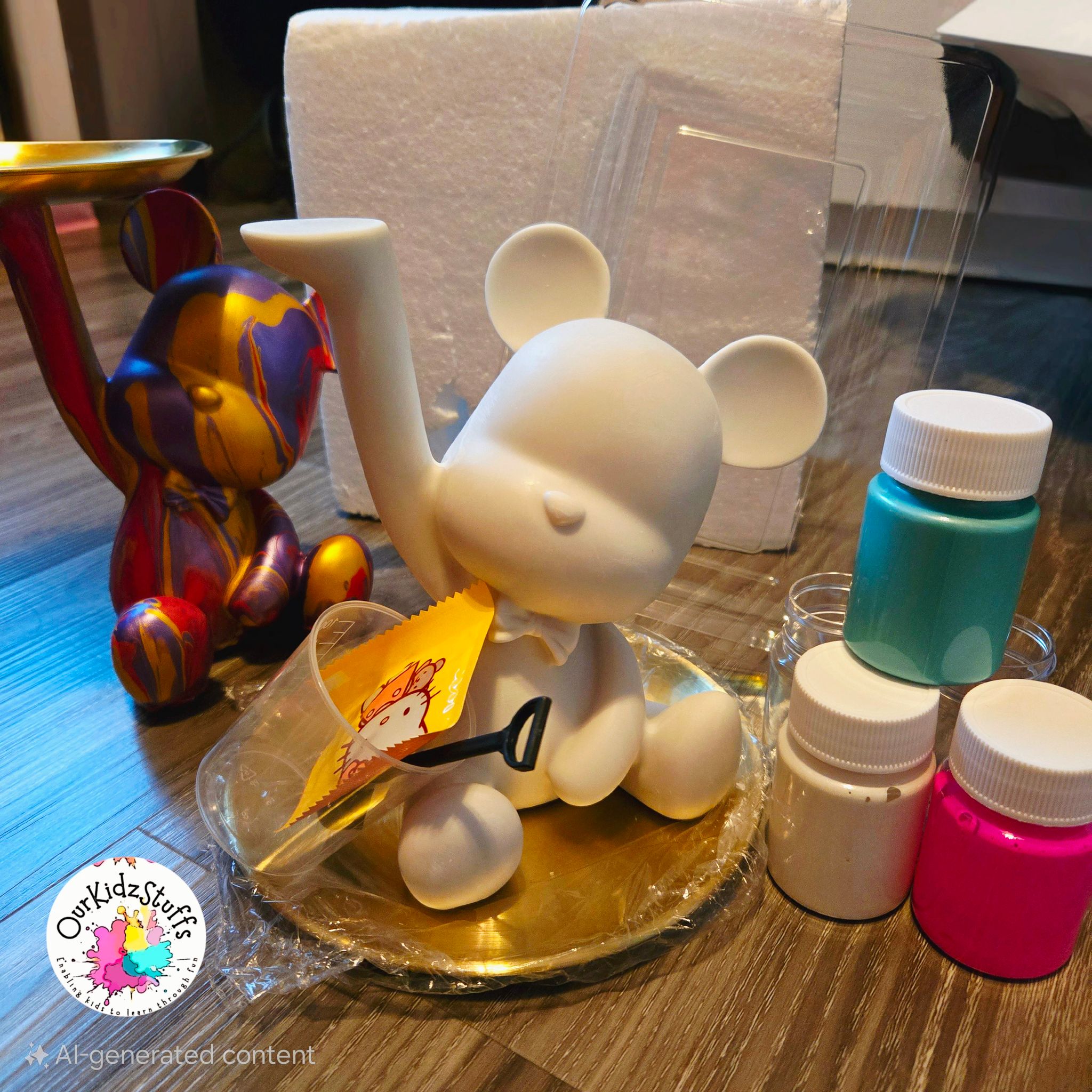 Fluid Art Beary Fun Kit_0