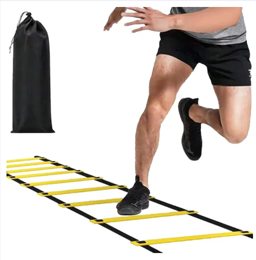 4m 6m 8m 10m Adjustable Agility Ladder Nylon Strap Jumping Ladder Fitness Football Training Equipment_3