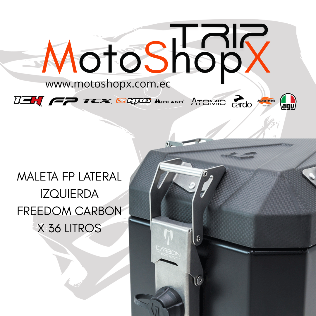 MALETA LATERAL ALUMINIO 36LT FREEDOM CARBON X_3