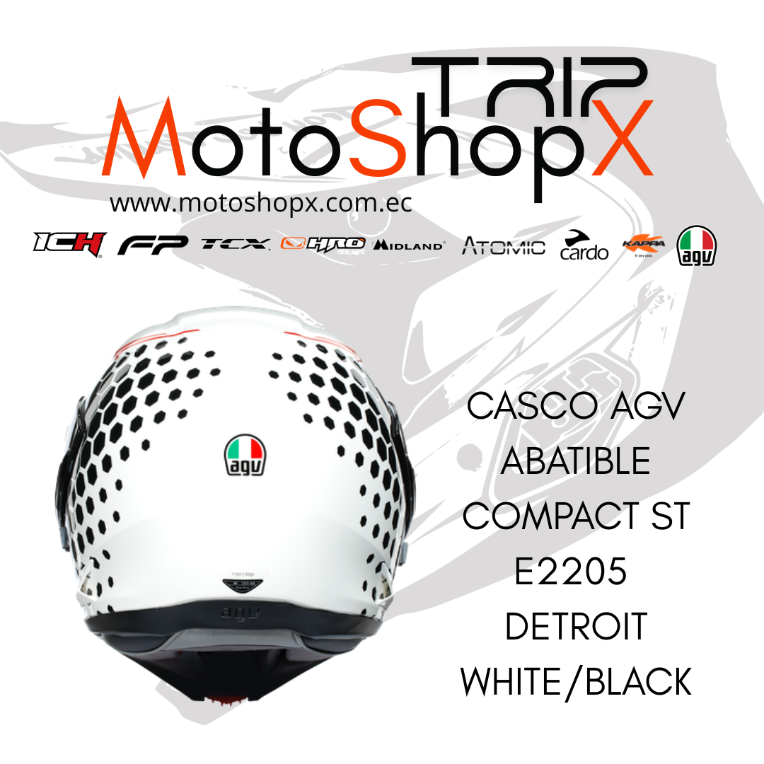 CASCO AGV ABATIBLE COMPACT ST E2205 DETROIT WHITE/BLACK_4