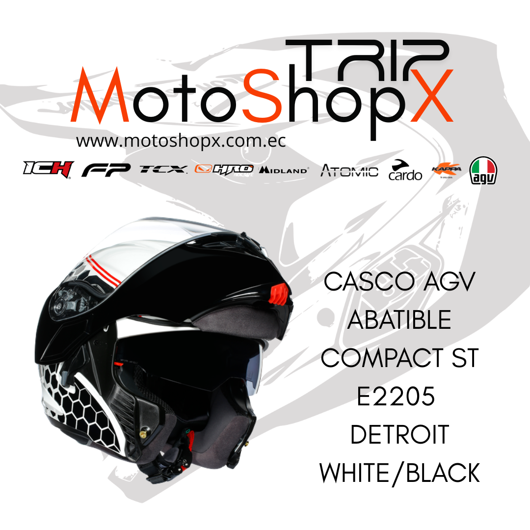 CASCO AGV ABATIBLE COMPACT ST E2205 DETROIT WHITE/BLACK_2