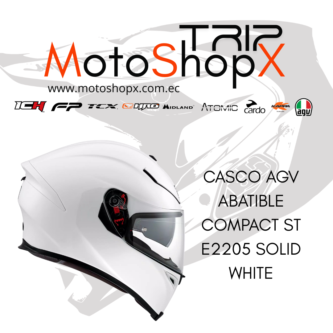 CASCO AGV ABATIBLE COMPACT ST E2205 SOLID WHITE_2